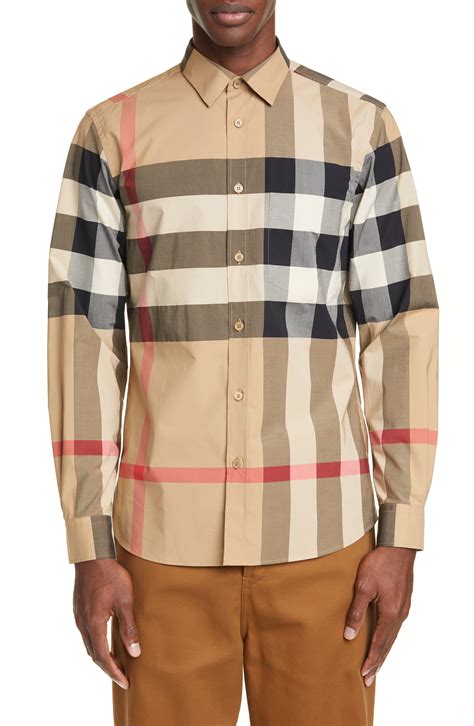 burberry plaid shirt for men|Burberry dress shirt for men.